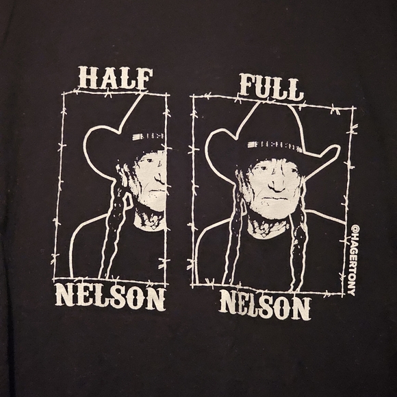 Willie Nelson Graphic T-Shirt 2XL - Picture 2 of 3